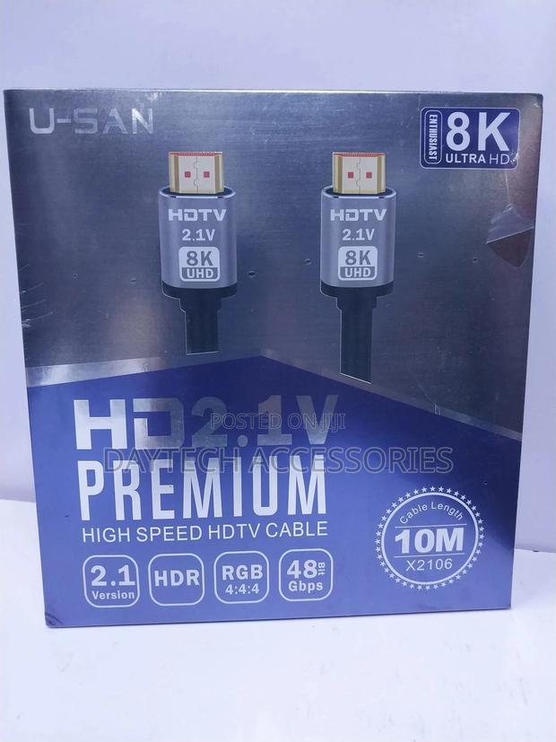 10 Meters Hdmi 2.1 Cable Ultra Hd High Speed Hdmi Cable