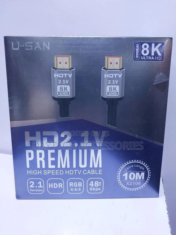 10m Hdmi 2.1 Cable 60hz 48gbps High Definition Hdmi Cable - thumbnail 2