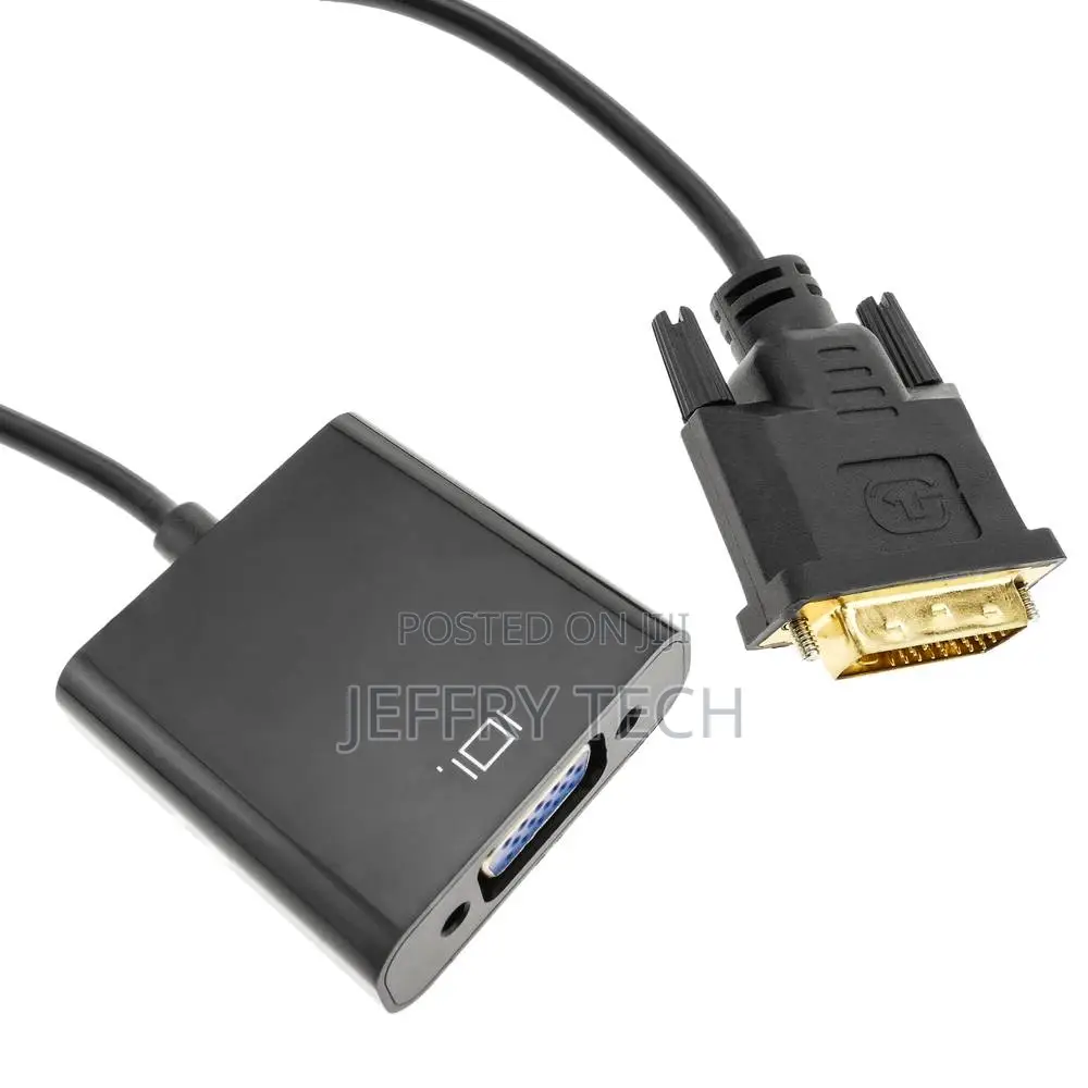 Adapter Converter Dvi-D to Vga on 15 Cm Cable