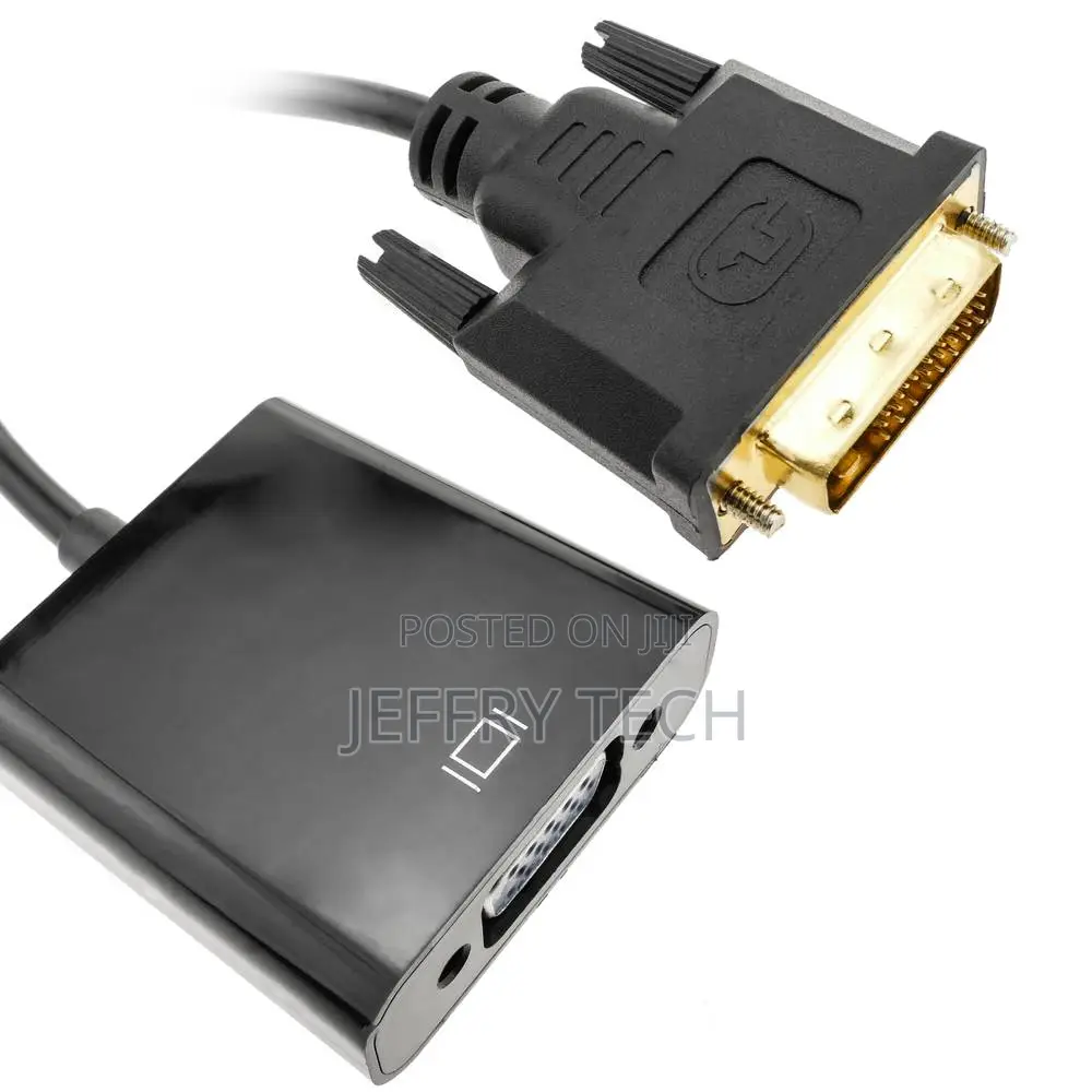 Adapter Converter Dvi-D to Vga on 15 Cm Cable