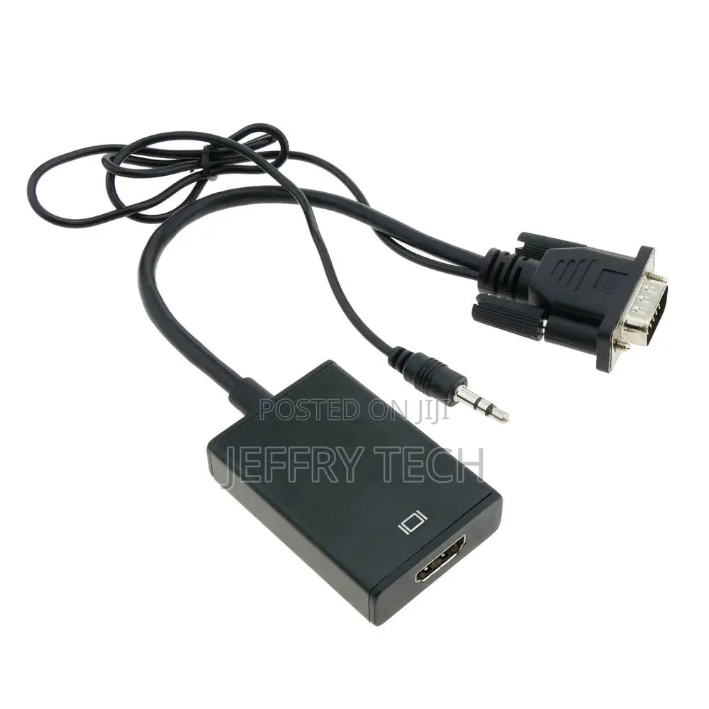 Vga to Hdmi Adapter Converter With Audio and Usb Power Suply