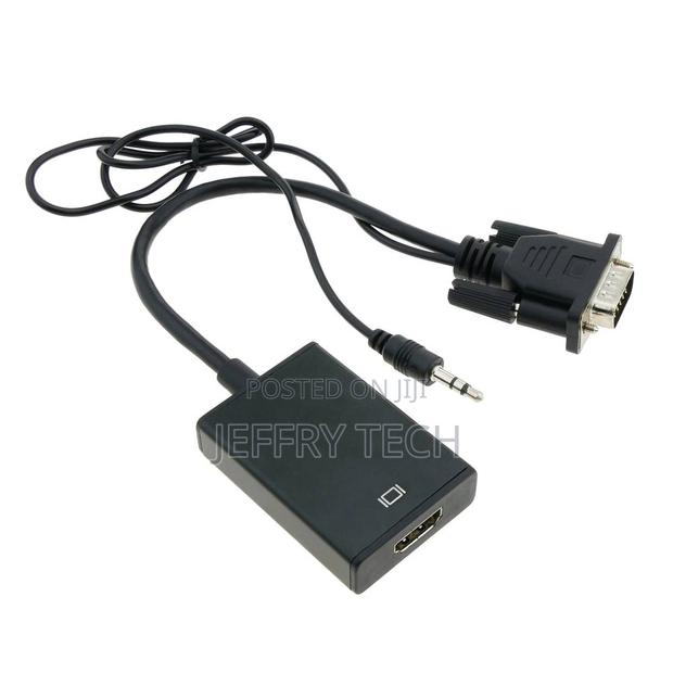 Vga to Hdmi Adapter Converter With Audio and Usb Power Suply
