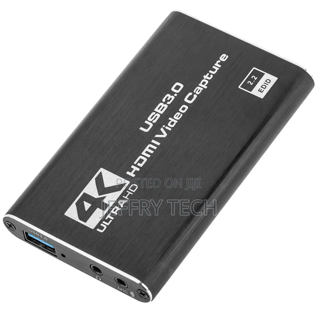 Portable Audio and Video Capture Card Hdmi Ultra Hd 1080p 60