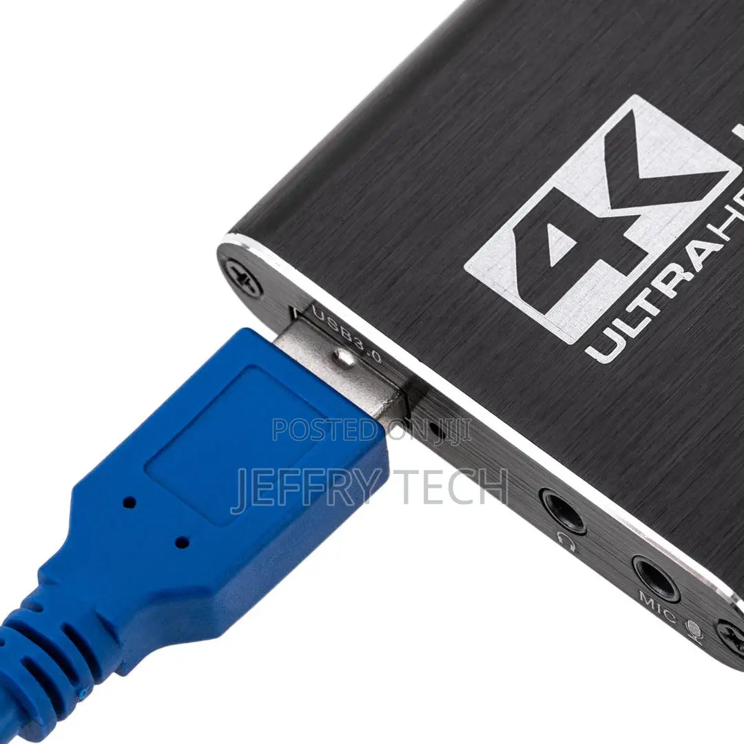 Portable Audio and Video Capture Card Hdmi Ultra Hd 1080p 60