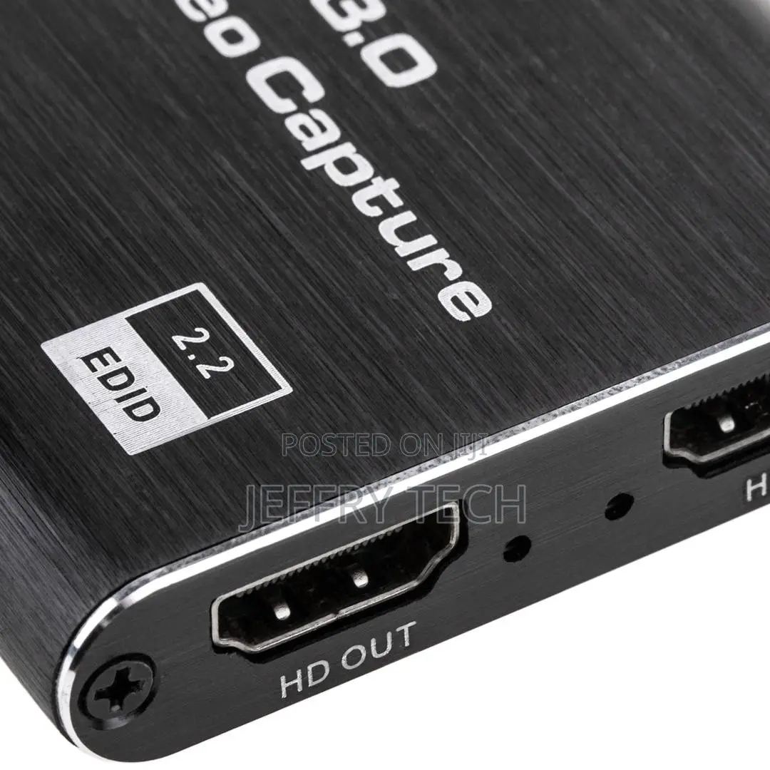 Portable Audio and Video Capture Card Hdmi Ultra Hd 1080p 60