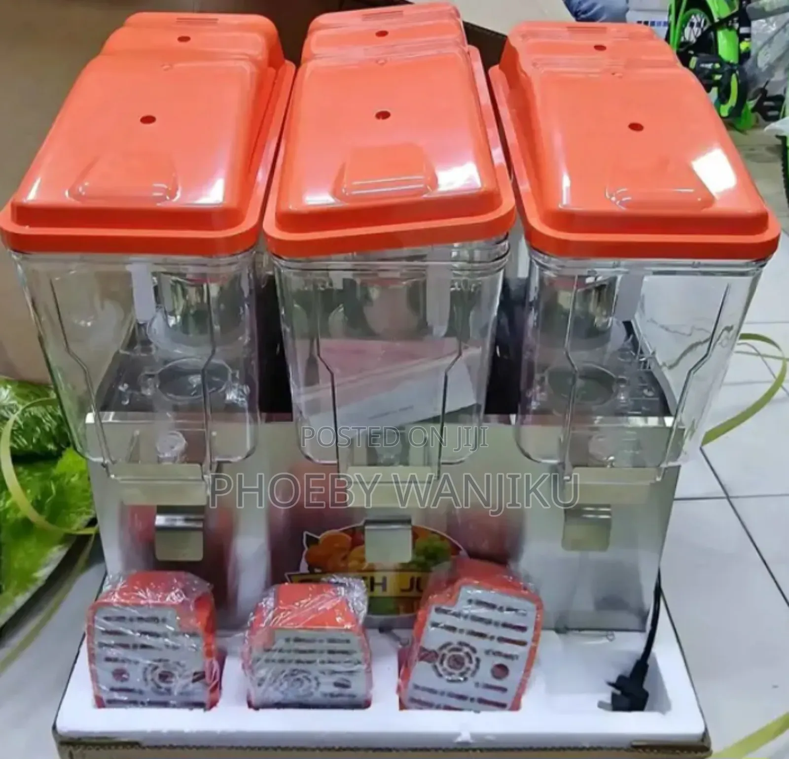 Commercial Juice Dispenser 3 Slots