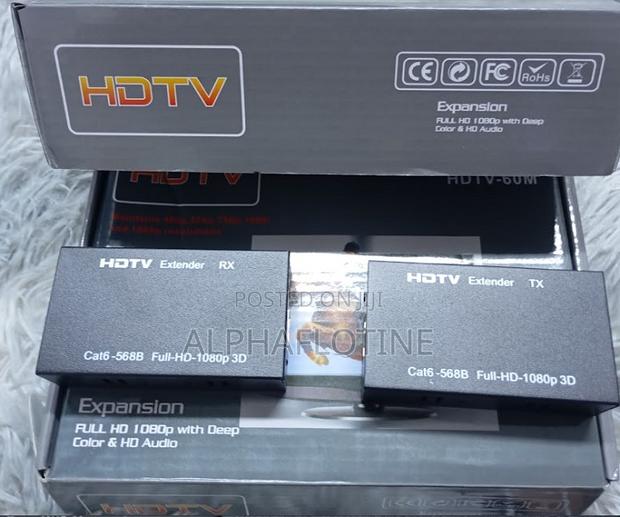 60 Meter Hdmi Extender/Extension Over Lan Cat6 Cat5e Cable - main view