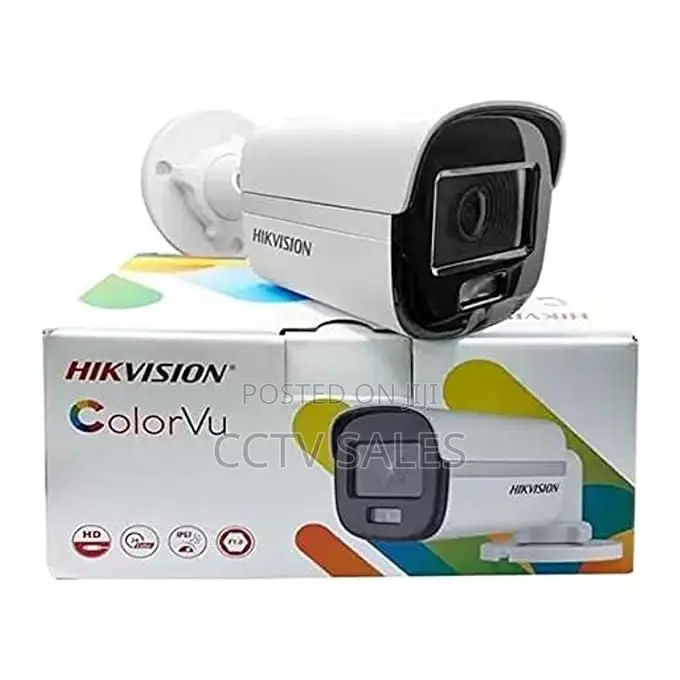 Color Vu Bullet Hikvision CCTV Camera With Night Vision