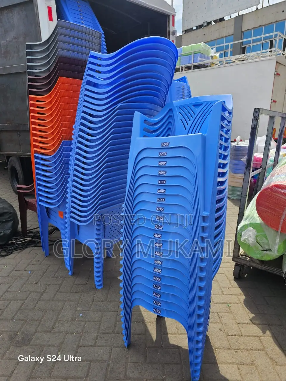 Blue Plastic Chairs