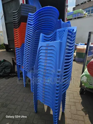 Blue Plastic Chairs