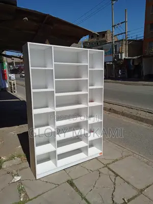 White Bag And Shoe Rack Holder