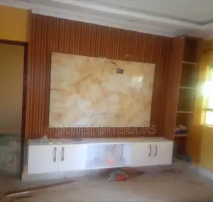 Gypsum Finishing Tv Stand