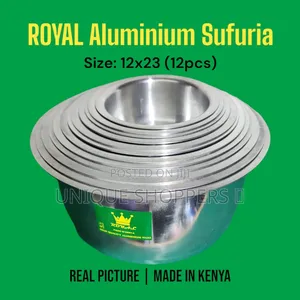 Crystal Royal Green Extra Heavy Aluminium Sufuria