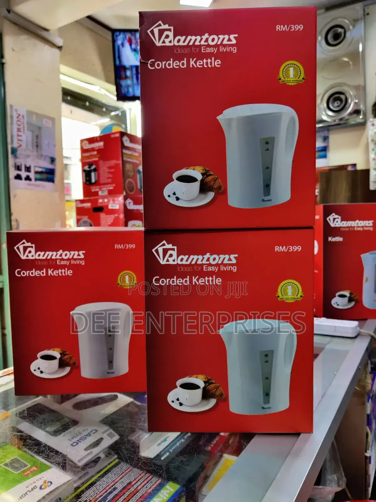Ramtons Corded Kettle 1.7litres Rm399