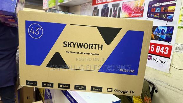 Skyworth 43" Smart Android , Framless Tv - thumbnail 3