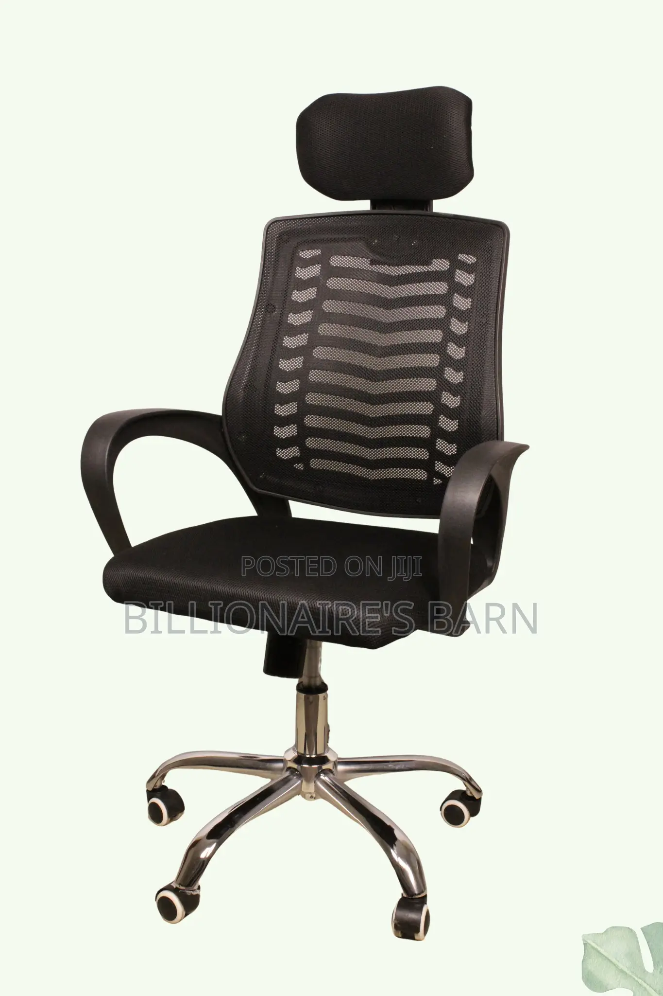 Office Chair With Combo and Adjustable Headrest,