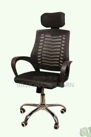 Office Chair With Combo and Adjustable Headrest,