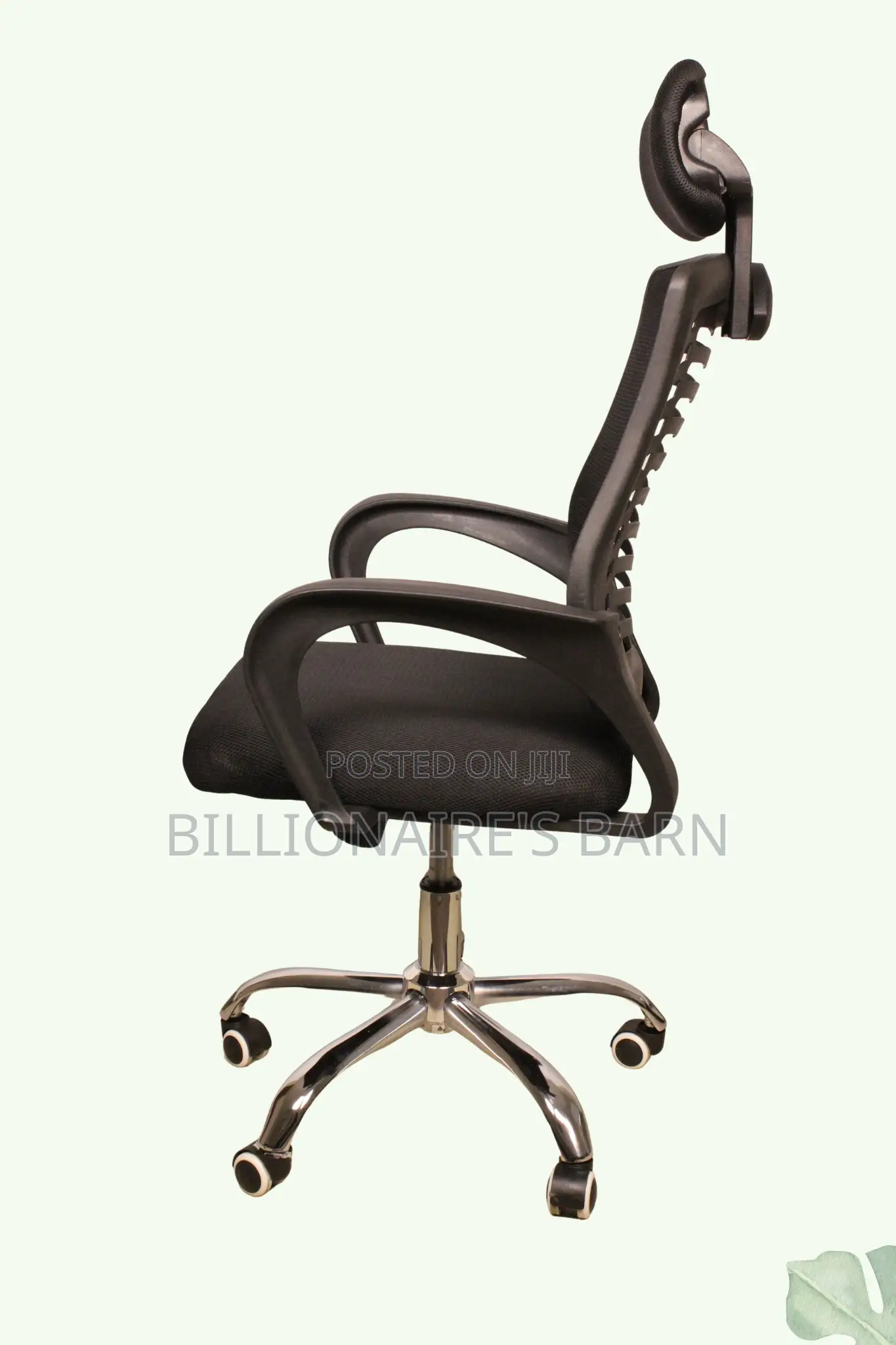 Office Chair With Combo and Adjustable Headrest,