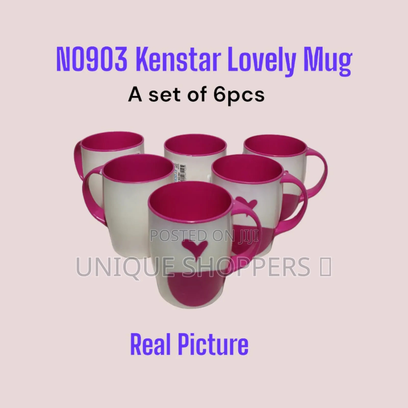 No903 Kenstar Lovely Plastic Double Color Mug