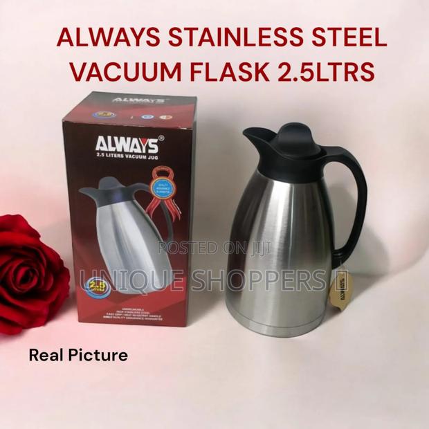 Always Stainless Steel Unbreakable Vuccum Jug/Flask 2.5ltr