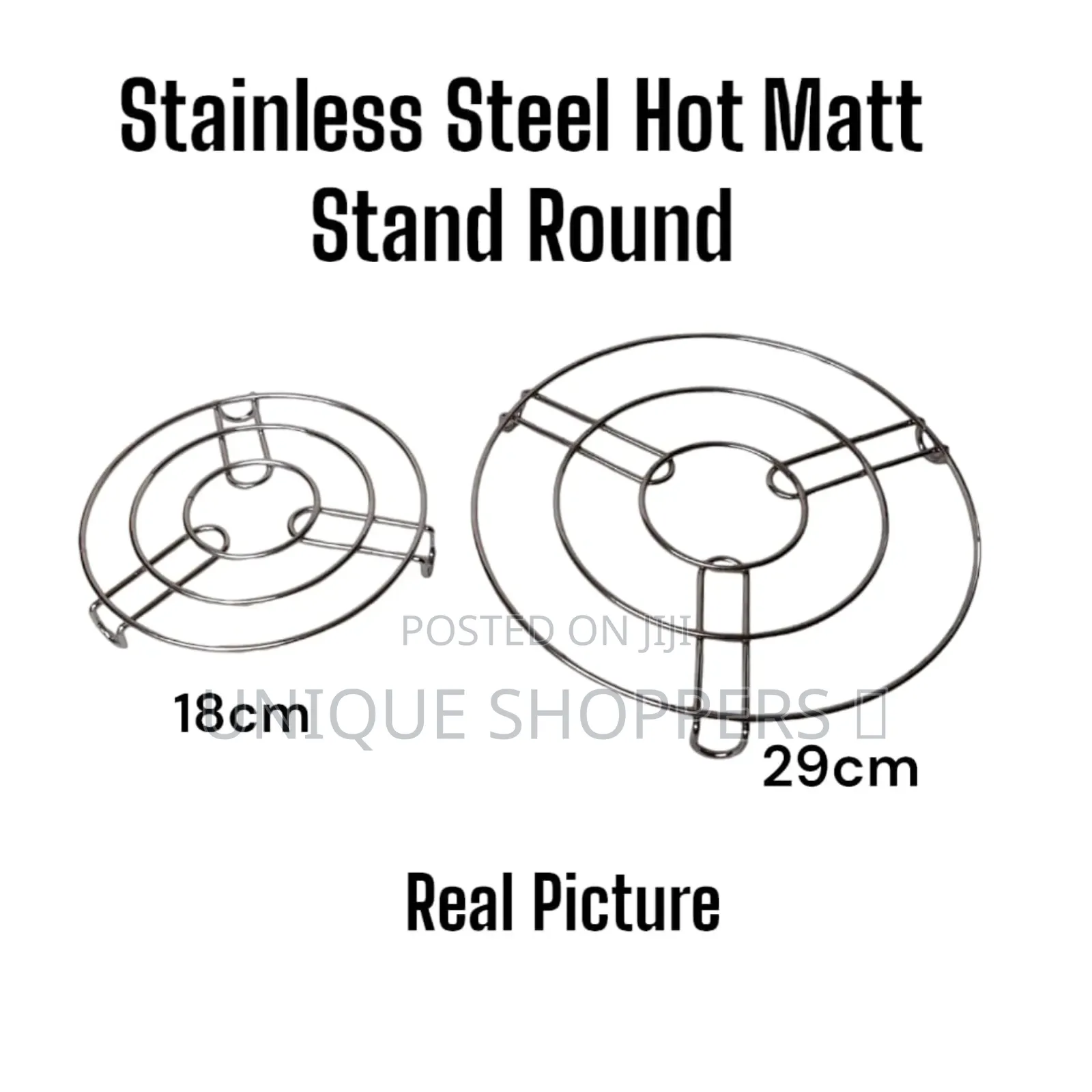 Stainless Steel Hot Matt Round