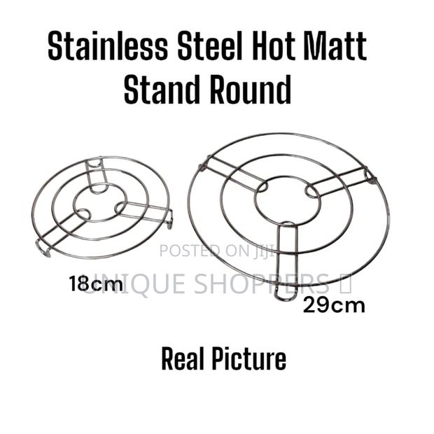 Stainless Steel Hot Matt Round