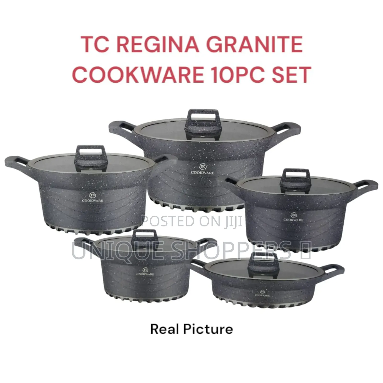 Tc Regina Granite Cookware 10pc Set
