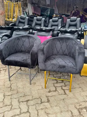 Black Velvet Styling Chair