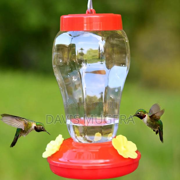 Classic Hummingbird Feeder Dispenser Hanging Bird Perch - thumbnail 3
