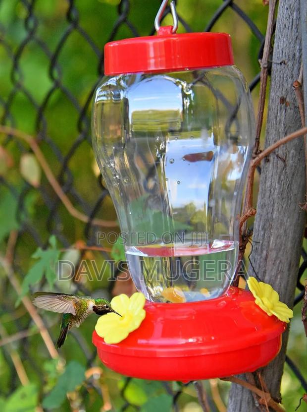 Classic Hummingbird Feeder Dispenser Hanging Bird Perch - thumbnail 4