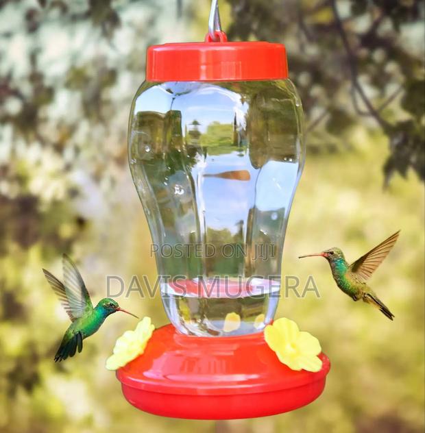 Classic Hummingbird Feeder Dispenser Hanging Bird Perch - thumbnail 5