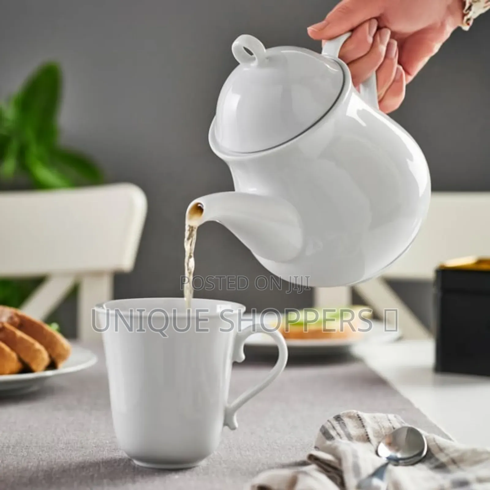Quality White Ceramic Tea Pot Now Available