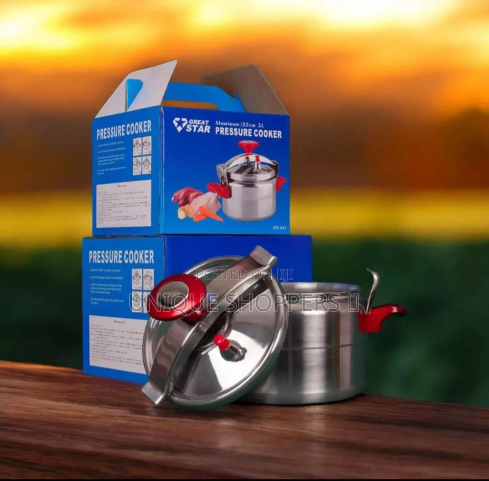 5litres *Aluminium Pressure Cooker