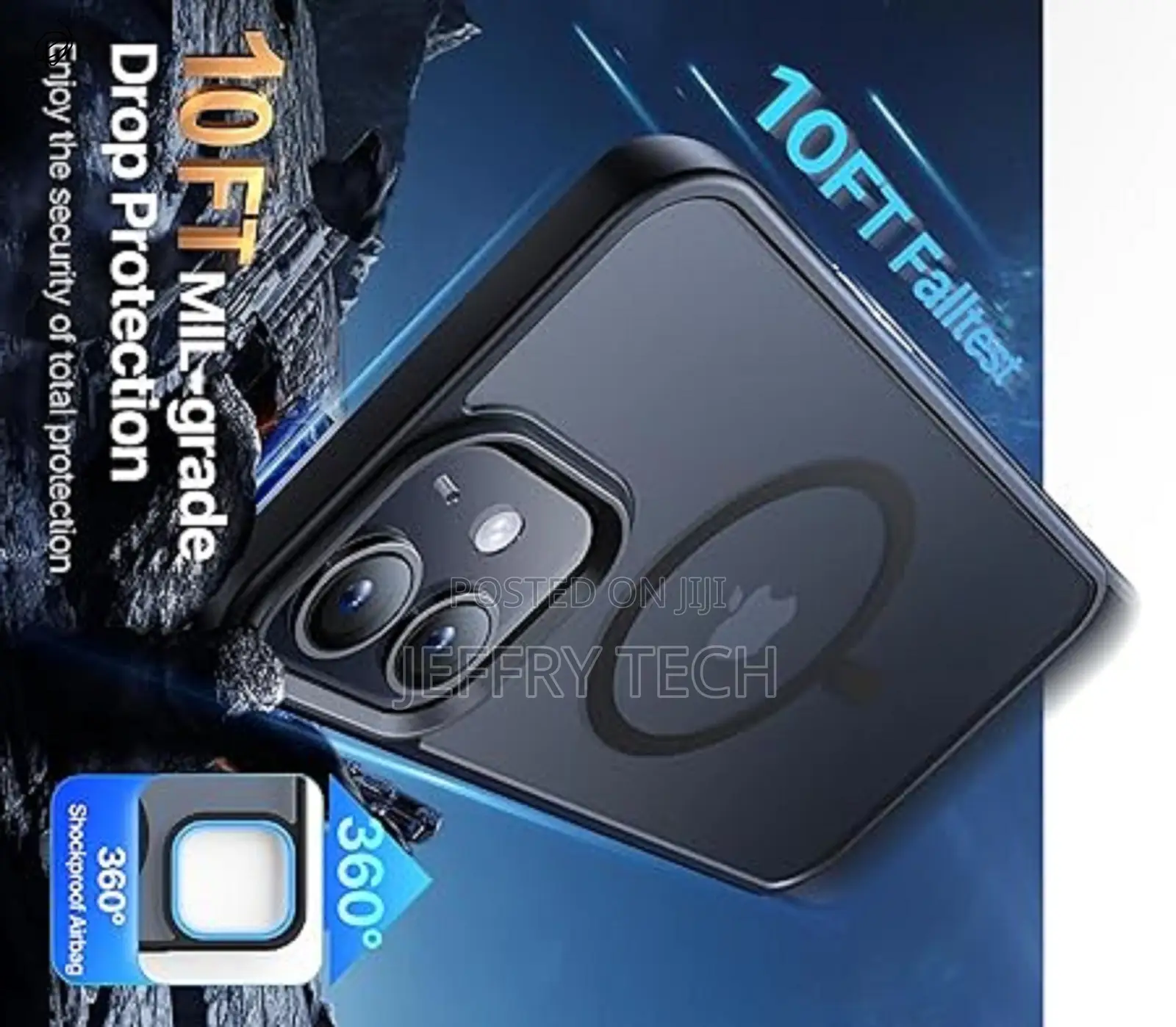 Olialia Strong Magnetic Translucent Case for iPhone 11 Case