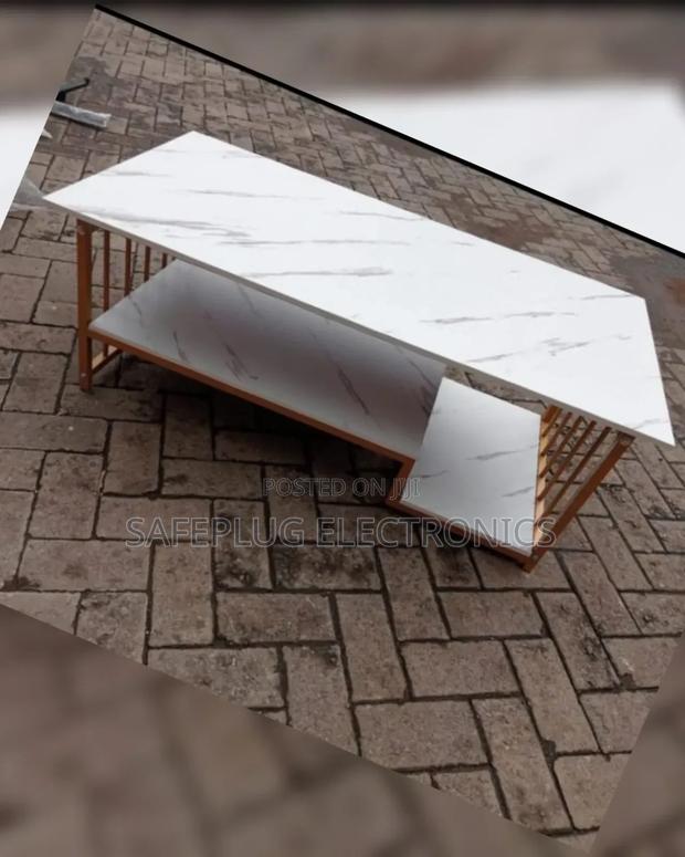 White Marble Coffee Table - main view