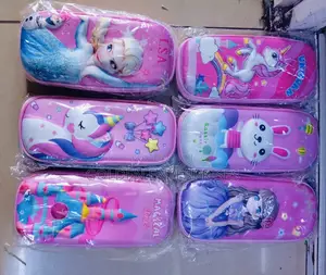 Kids Girls Cartoon Themed Pencil Pouch