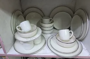 *24pcs Reactive Glazed Ceramic Dinneer Set:-*