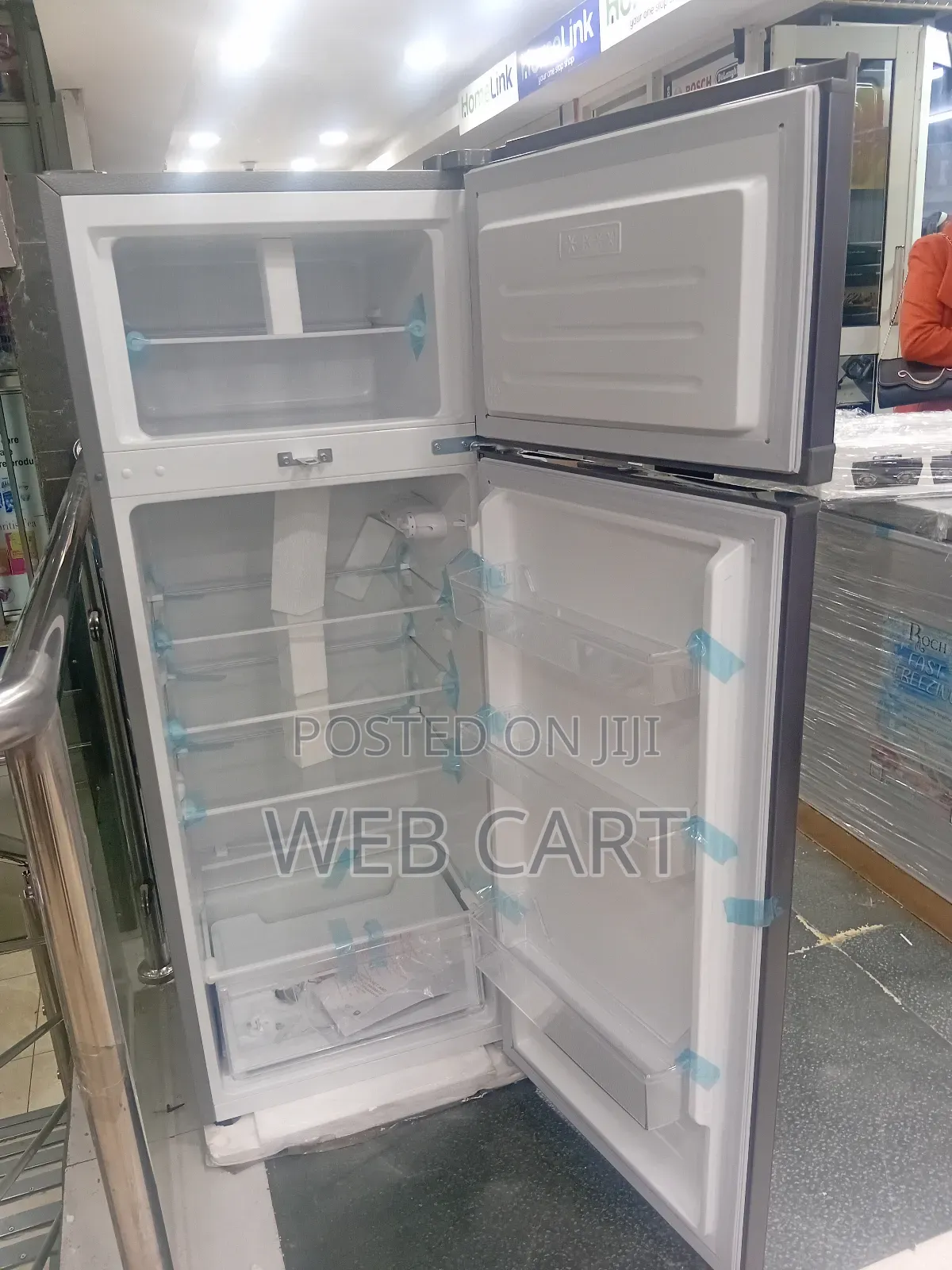Synix 210l Fridge – Double Door Design