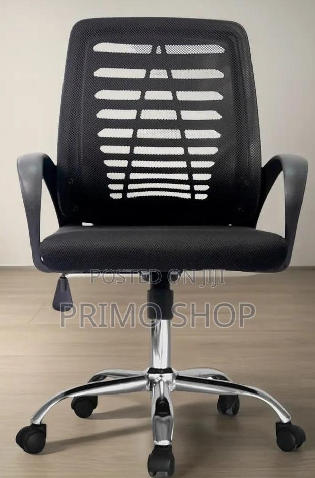 Office Chair; Breathable Backrest Rolling Office Chair - thumbnail 2