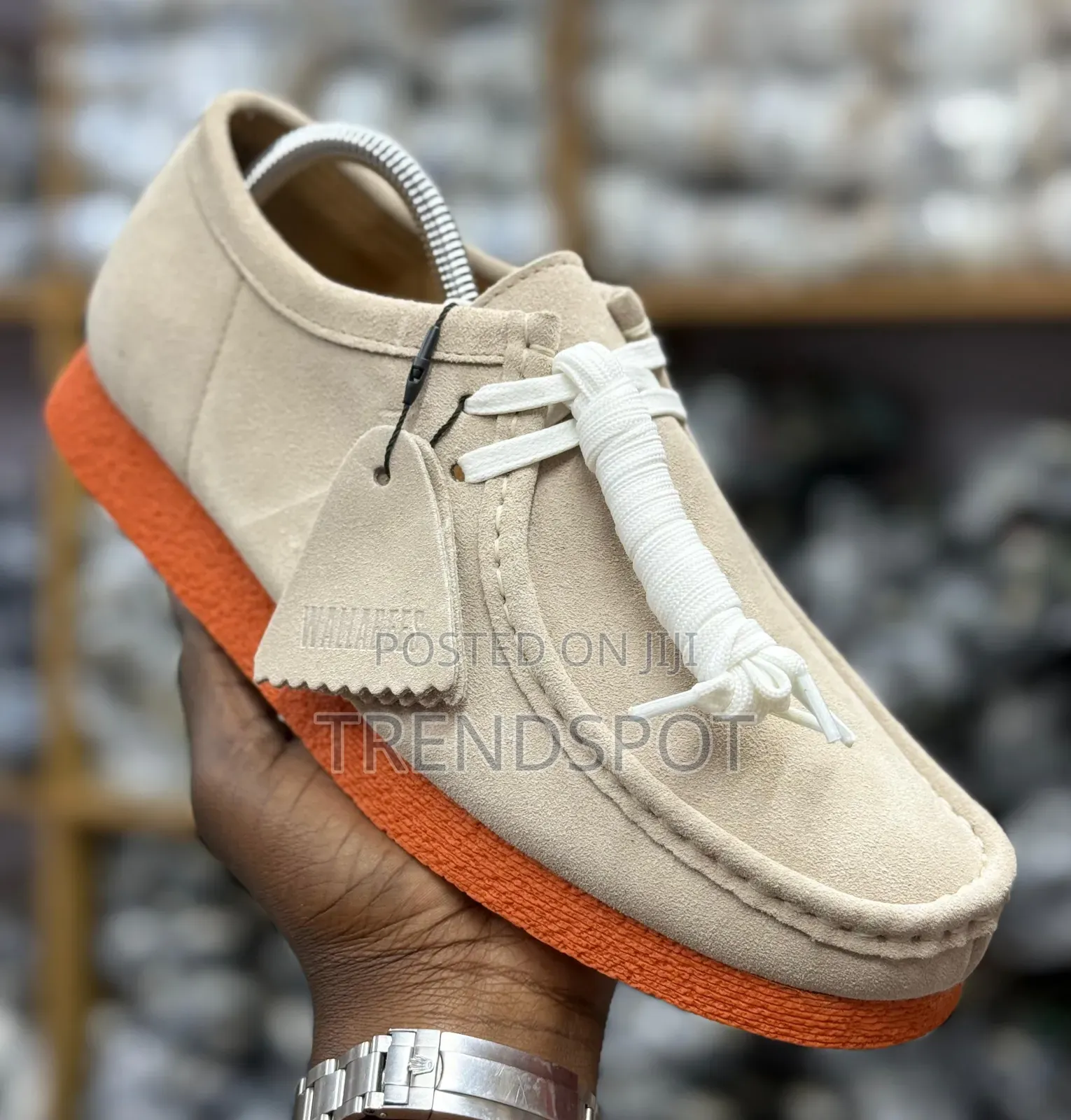 Clarks Wallabies Brown
