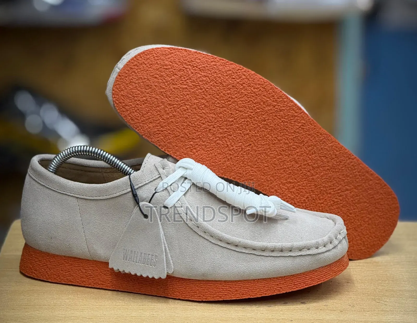 Clarks Wallabies Brown