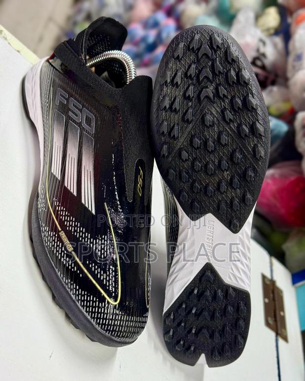 Lightweight Adidas F 50 Tf Black Trainers