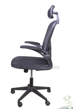 Chair; Office Chair With Headrest Modular Gray