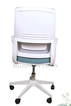 Office Chair; Mesh Seat With Adjustable Armrest