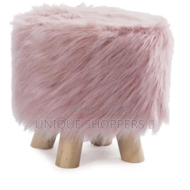 Faux Fur Stools*
Size:Diameter 30cm ,Height 30cm - thumbnail 2