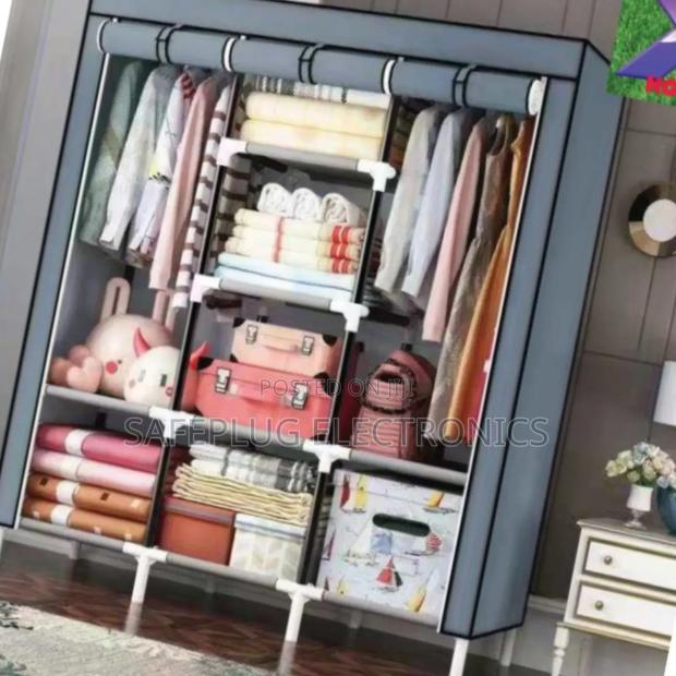 Portable Wardrobe Wooden Wardrobe - main view