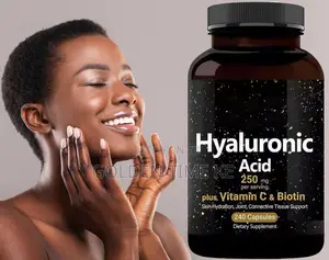 Hyaluronic Acid Capsules With Biotin, and Vitamin C