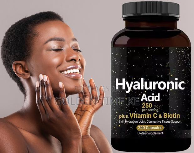Hyaluronic Acid Capsules With Biotin, and Vitamin C