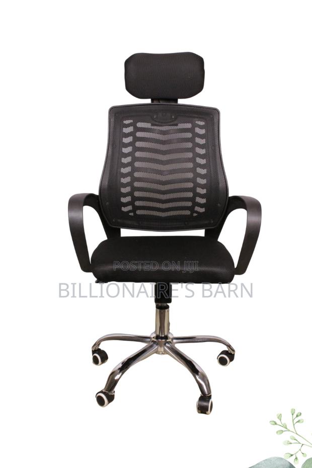 Office Chair; Computer Secretarial Mesh Chair - thumbnail 2