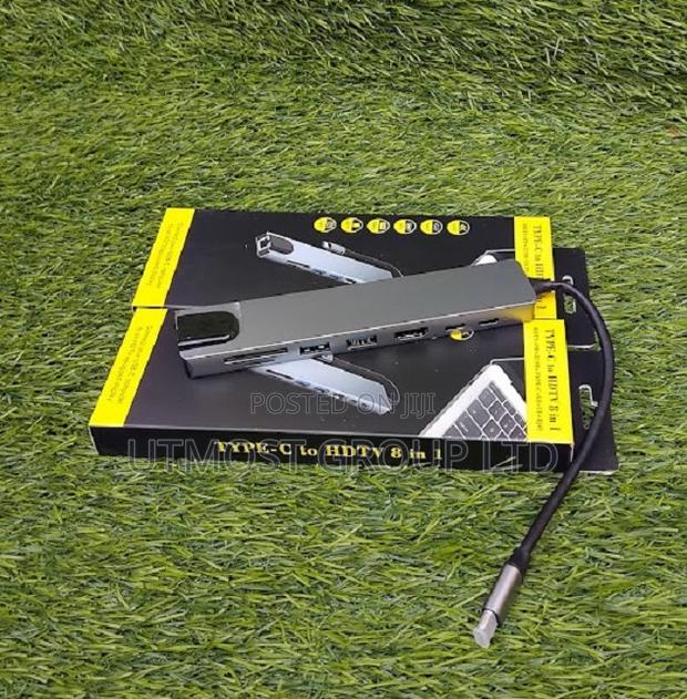 Available Type-C 5 In1 Hdmi + 2 Usb + Rj45 Adapter - main view